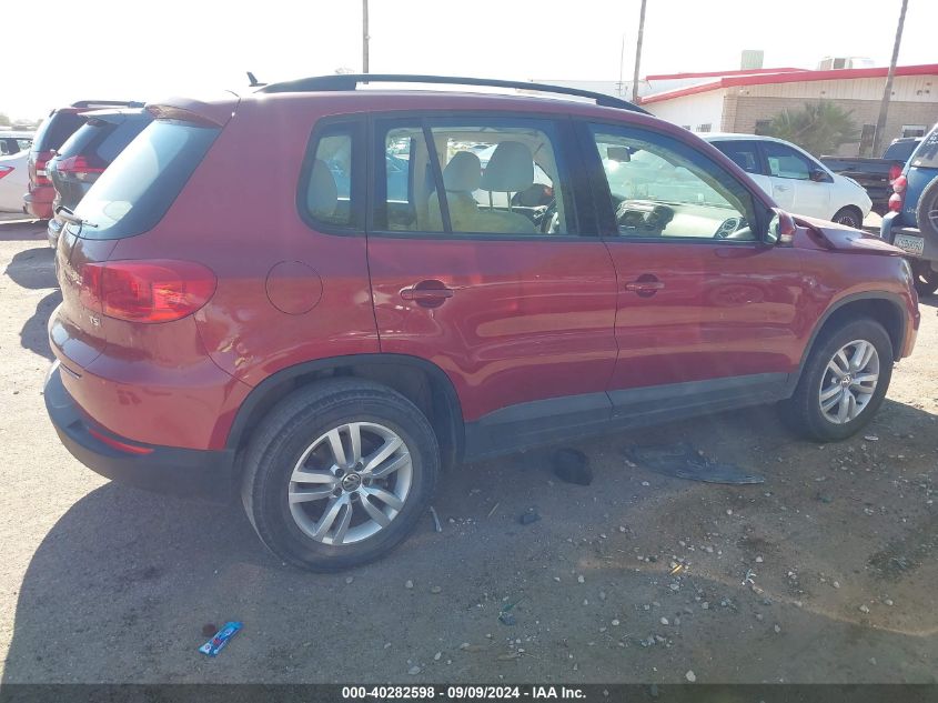 2016 VOLKSWAGEN TIGUAN S - WVGAV7AX0GW040155