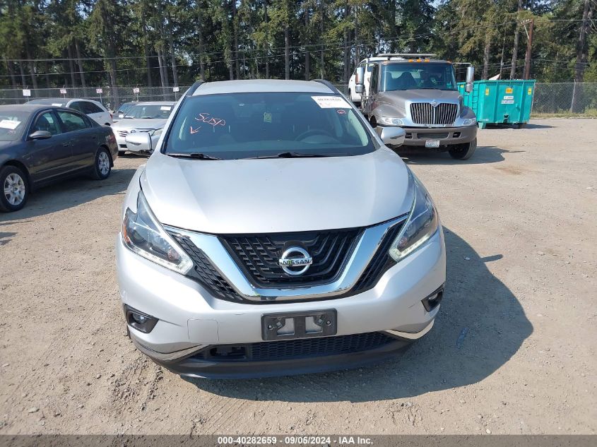 2018 Nissan Murano Sv VIN: 5N1AZ2MH8JN147110 Lot: 40282659