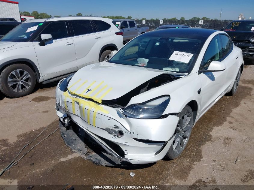 2023 Tesla Model 3 Rear-Wheel Drive VIN: 5YJ3E1EA4PF475426 Lot: 40282679