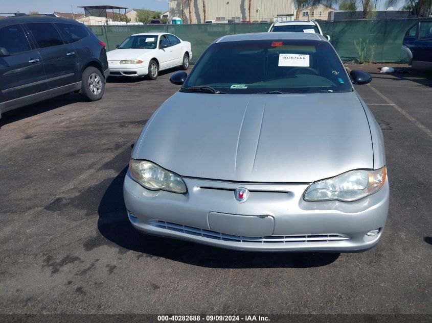 2G1WW12E729316908 2002 Chevrolet Monte Carlo Ls