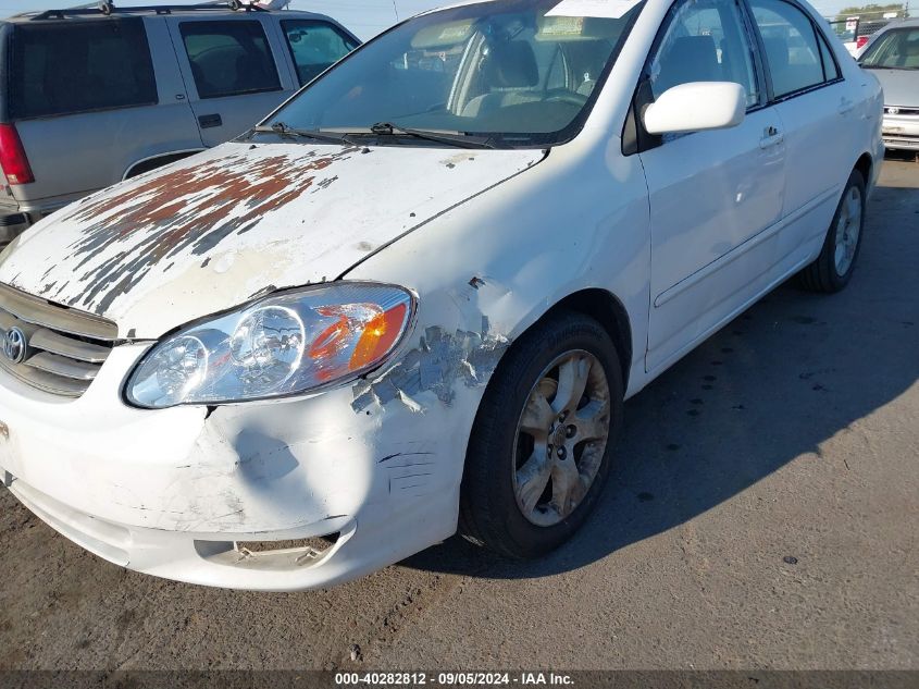 2003 Toyota Corolla Le VIN: 1NXBR32E43Z171402 Lot: 40282812