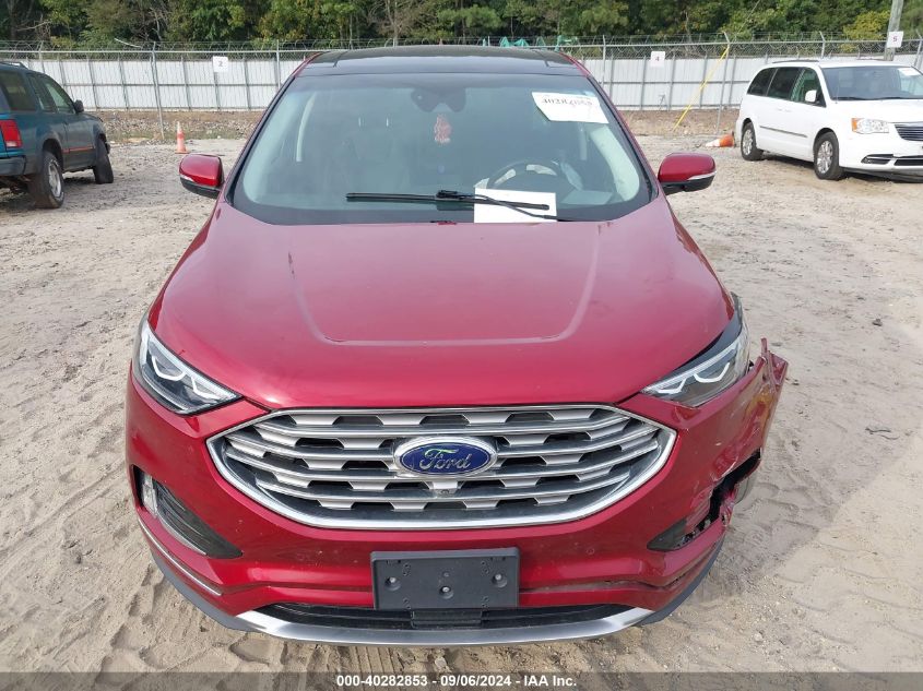 2019 Ford Edge Titanium VIN: 2FMPK3K92KBB19686 Lot: 40282853