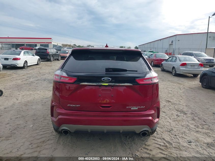 2019 Ford Edge Titanium VIN: 2FMPK3K92KBB19686 Lot: 40282853