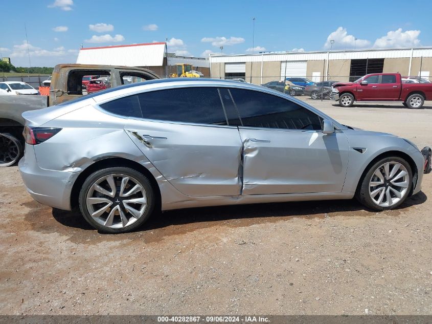 2018 Tesla Model 3 Long Range/Performance VIN: 5YJ3E1EB7JF100579 Lot: 40282867