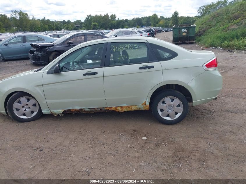 2010 Ford Focus S VIN: 1FAHP3EN3AW144019 Lot: 40282923