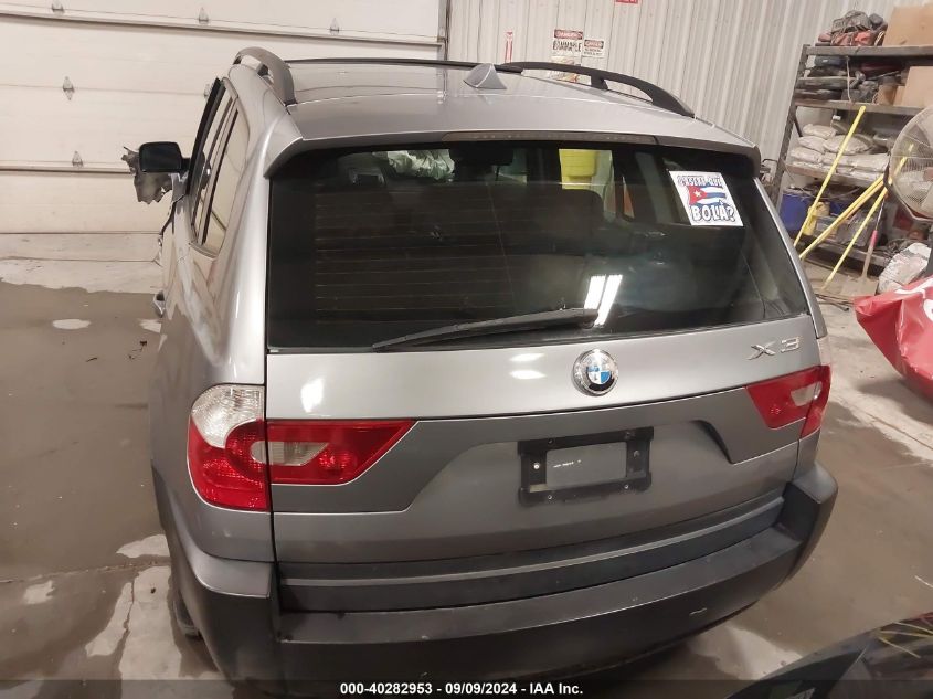 2005 BMW X3 2.5I VIN: WBXPA73495WC48261 Lot: 40282953