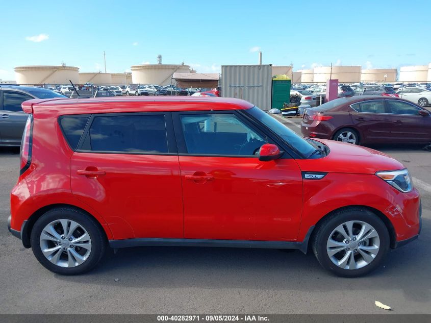 2015 Kia Soul + VIN: KNDJP3A55F7773820 Lot: 40282971