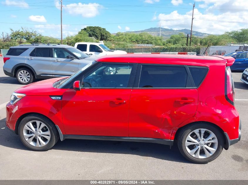 2015 Kia Soul + VIN: KNDJP3A55F7773820 Lot: 40282971