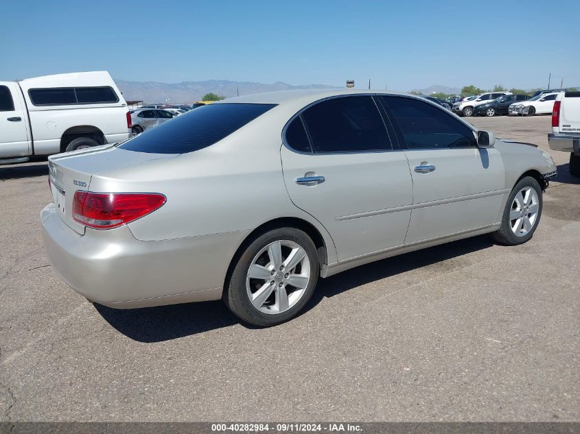 2006 Lexus Es 330 VIN: JTHBA30G765162710 Lot: 40282984