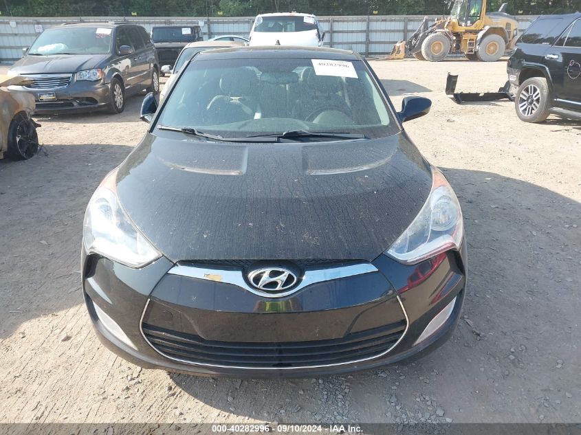 2014 Hyundai Veloster Base W/Gray VIN: KMHTC6AD6EU212955 Lot: 40282996