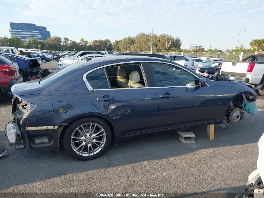 2011 Infiniti G37 Journey VIN: JN1CV6AP2BM501225 Lot: 40283005