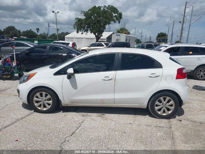 2014 Kia Rio Ex VIN: KNADN5A39E6352388 Lot: 40283116