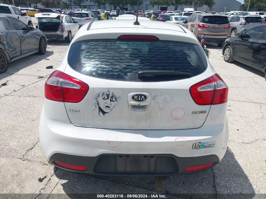 2014 Kia Rio Ex VIN: KNADN5A39E6352388 Lot: 40283116