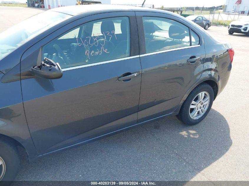 2014 Chevrolet Sonic Lt VIN: 1G1JC5SH8E4229451 Lot: 40283139