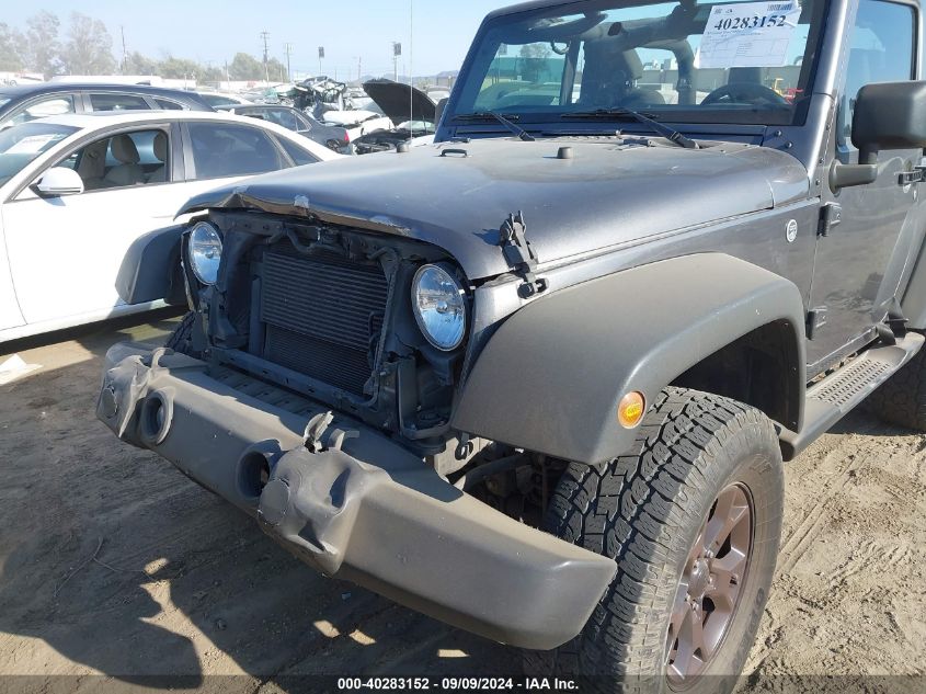 2018 Jeep Wrangler Jk Sport S 4X4 VIN: 1C4GJWAG5JL930521 Lot: 40283152