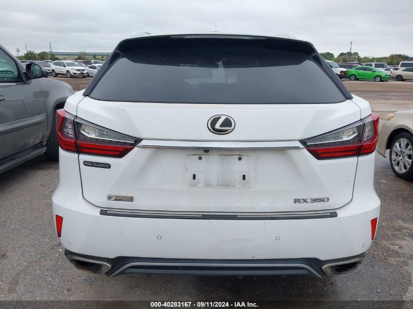 2017 Lexus Rx 350 F Sport VIN: 2T2BZMCA5HC070679 Lot: 40283167