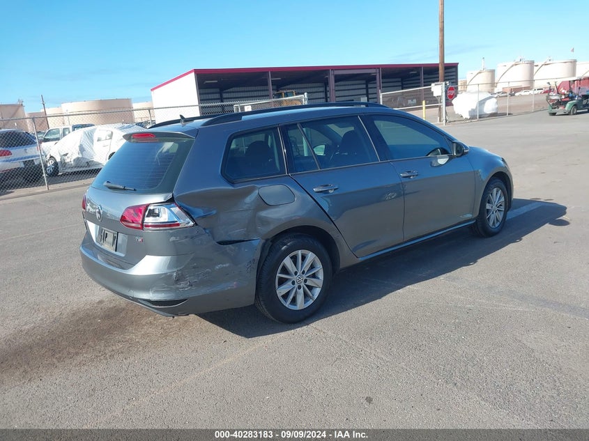2015 VOLKSWAGEN GOLF SPORTWAGEN TSI S 4-DOOR - 3VWC17AU2FM502774
