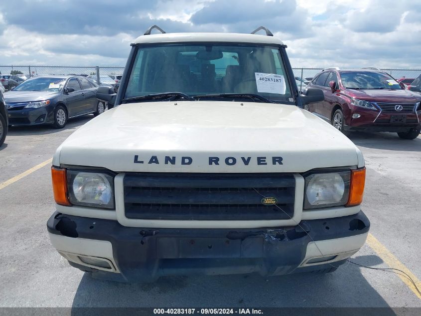 1999 Land Rover Discovery Series Ii VIN: SALTY1245XA216984 Lot: 40283187