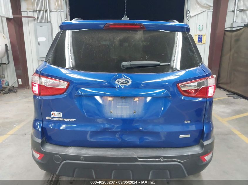 2019 Ford Ecosport Se VIN: MAJ3S2GE7KC261492 Lot: 40283237