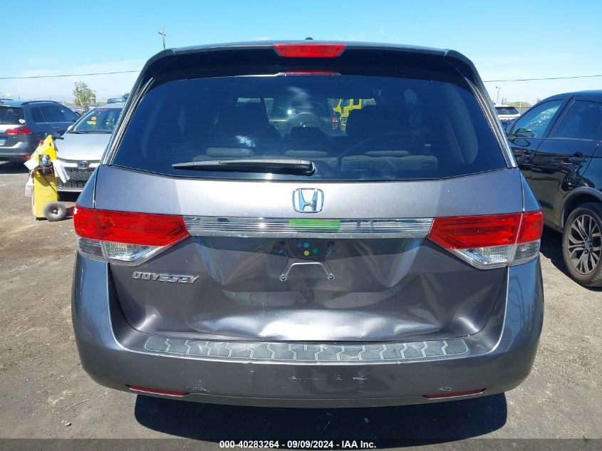 2014 Honda Odyssey Ex-L VIN: 5FNRL5H63EB010650 Lot: 40283264