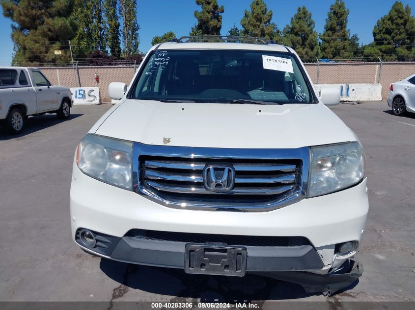 2014 Honda Pilot Touring VIN: 5FNYF4H99EB054319 Lot: 40283306