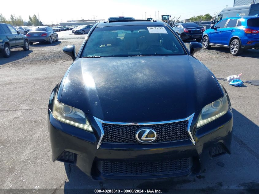 2013 Lexus Gs 350 VIN: JTHBE1BL4D5006818 Lot: 40283313