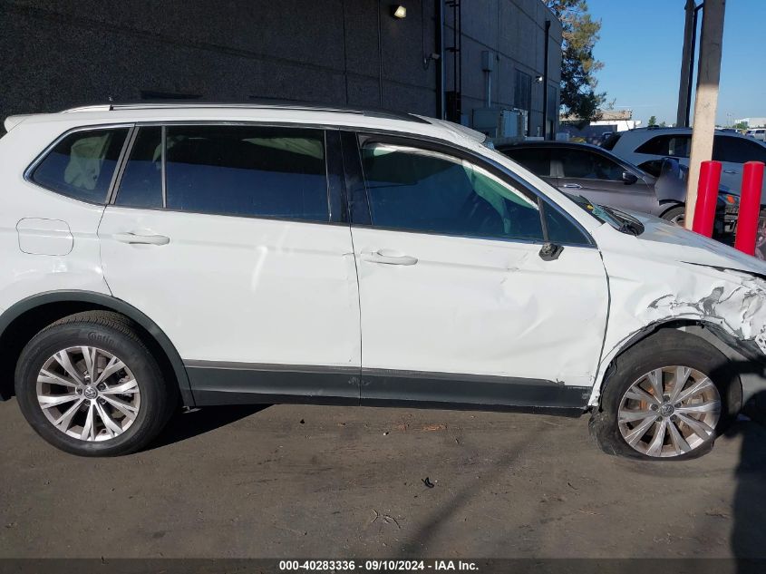 2018 Volkswagen Tiguan Se/Sel VIN: 3VV2B7AX7JM124693 Lot: 40283336