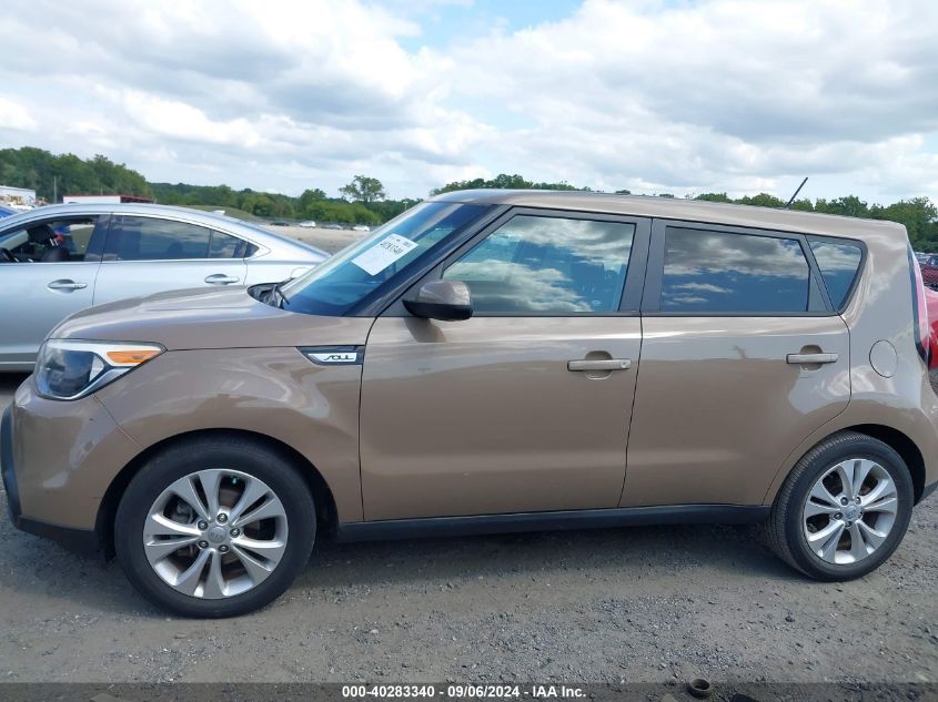 2015 Kia Soul + VIN: KNDJP3A57F7175194 Lot: 40283340