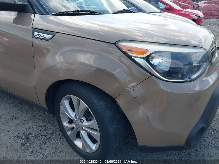 2015 Kia Soul + VIN: KNDJP3A57F7175194 Lot: 40283340