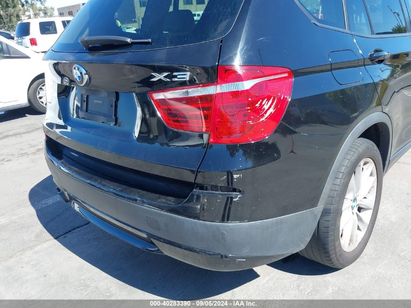 2013 BMW X3 xDrive28I VIN: 5UXWX9C54D0A28215 Lot: 40283390