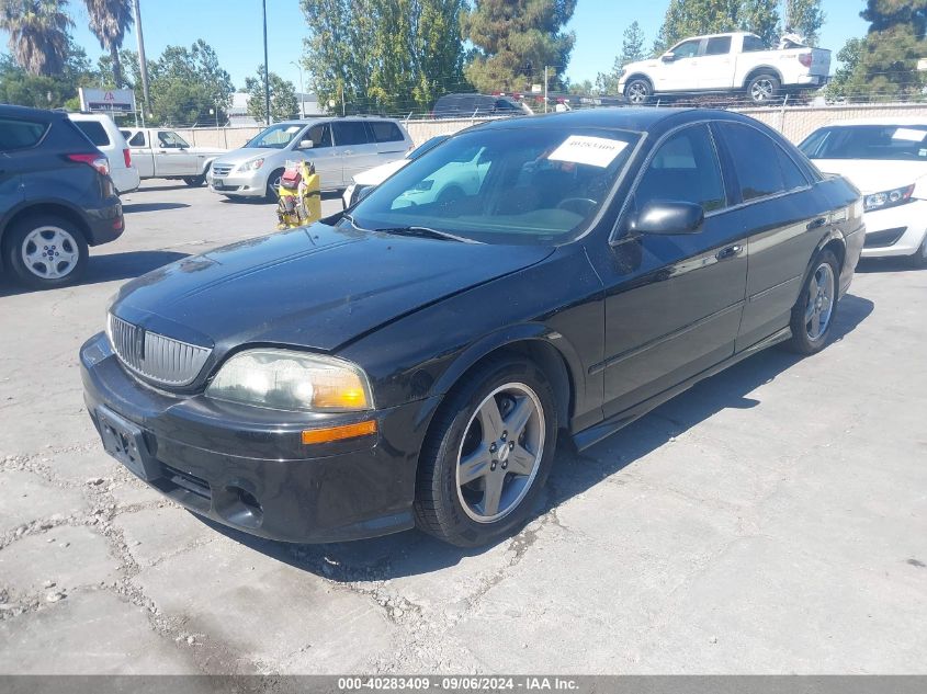 2002 Lincoln Ls V8 Auto VIN: 1LNHM87A62Y647491 Lot: 40283409