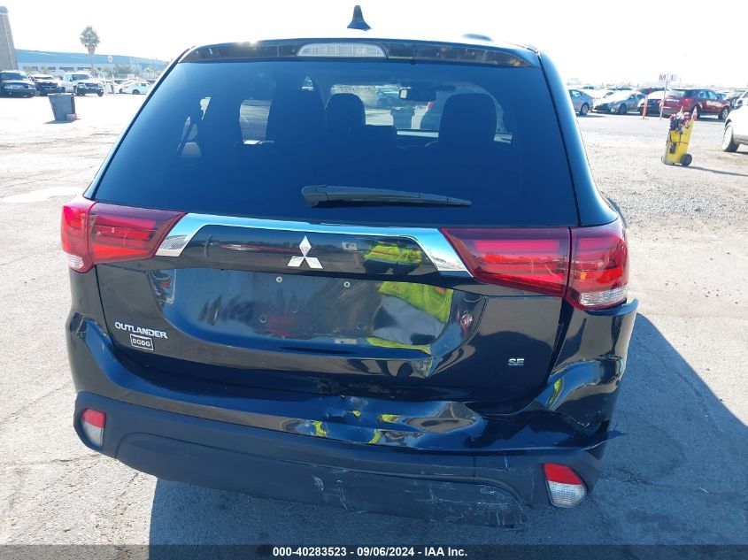 2020 Mitsubishi Outlander Se 2.4 VIN: JA4AD3A37LZ006293 Lot: 40283523