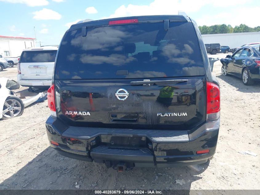 2012 Nissan Armada Platinum VIN: 5N1AA0NC0CN611699 Lot: 40283679