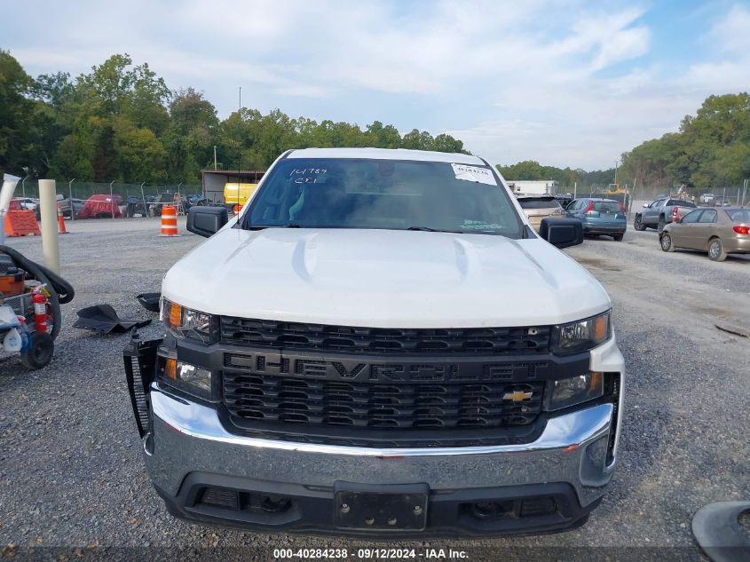 2021 Chevrolet Silverado 1500 4Wd Double Cab Standard Bed Wt VIN: 1GCRYAEH6MZ359665 Lot: 40284238