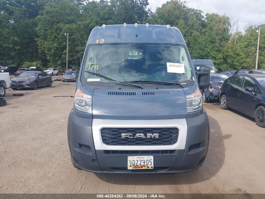 2019 Ram Promaster 3500 Cargo Van High Roof 159 Wb Ext VIN: 3C6URVJG9KE558625 Lot: 40284262