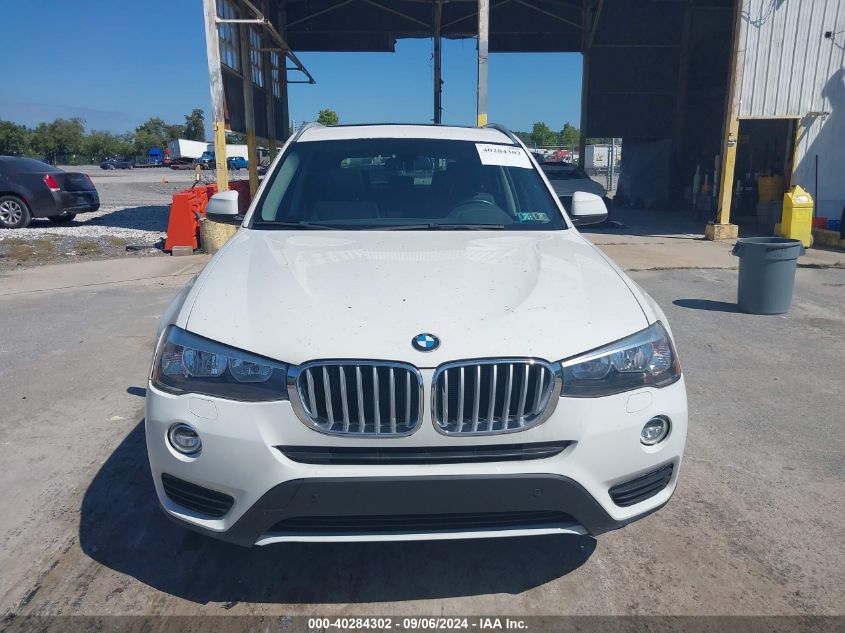 2017 BMW X3 xDrive28I VIN: 5UXWX9C31H0T25251 Lot: 40284302