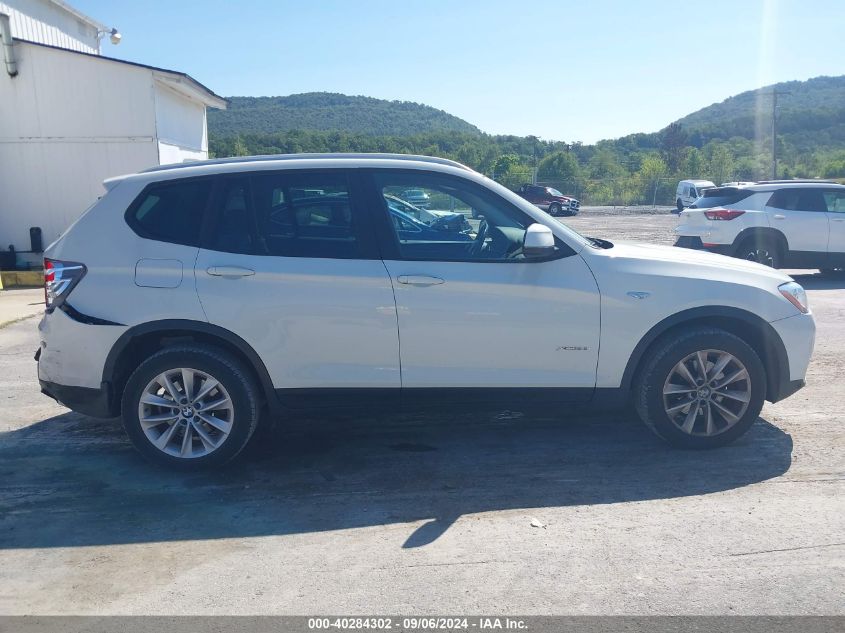 2017 BMW X3 xDrive28I VIN: 5UXWX9C31H0T25251 Lot: 40284302