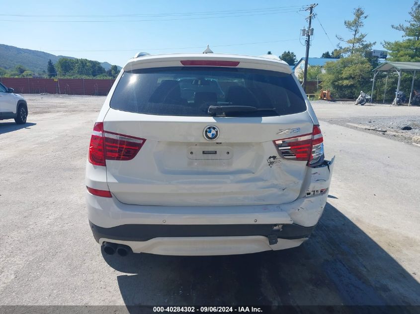 2017 BMW X3 xDrive28I VIN: 5UXWX9C31H0T25251 Lot: 40284302