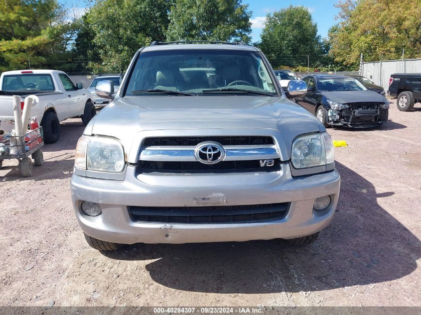 2007 Toyota Sequoia Limited V8 VIN: 5TDBT48A07S291997 Lot: 40284307