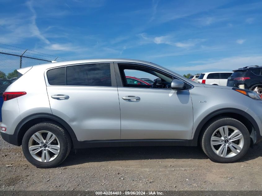 2018 Kia Sportage Lx VIN: KNDPMCAC2J7448259 Lot: 40284403