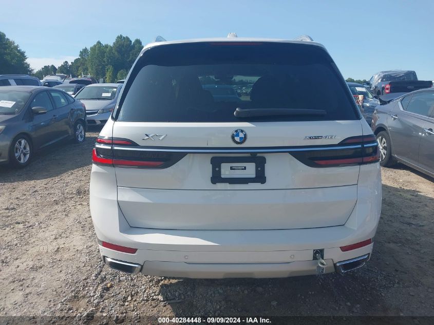 2023 BMW X7 xDrive40I VIN: 5UX23EM03P9P45255 Lot: 40284448