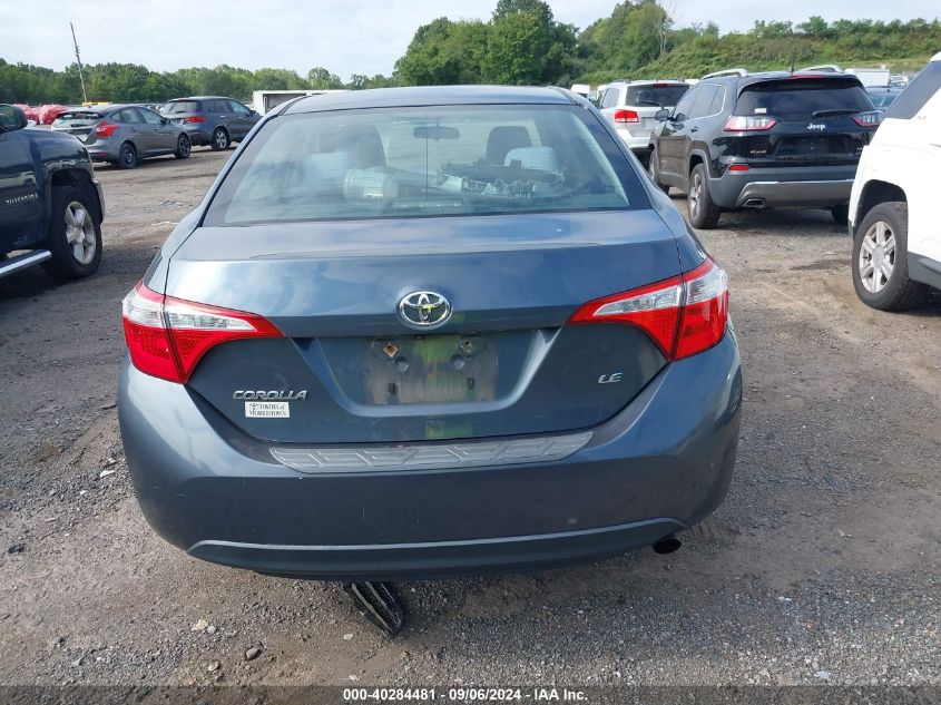 2016 Toyota Corolla Le VIN: 2T1BURHE5GC590729 Lot: 40284481