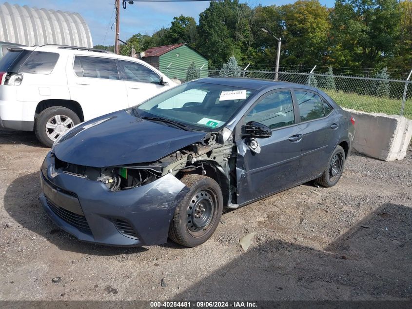 2016 Toyota Corolla Le VIN: 2T1BURHE5GC590729 Lot: 40284481