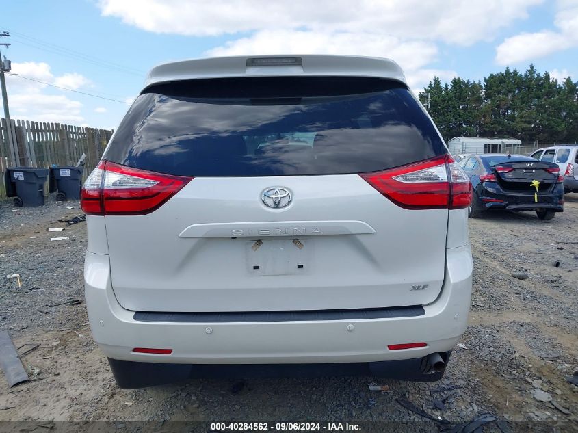 2017 Toyota Sienna Xle Premium 8 Passenger VIN: 5TDYZ3DCXHS815006 Lot: 40284562