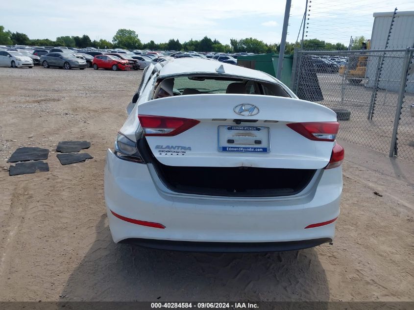 2018 Hyundai Elantra Value Edition VIN: 5NPD84LF5JH354702 Lot: 40284584