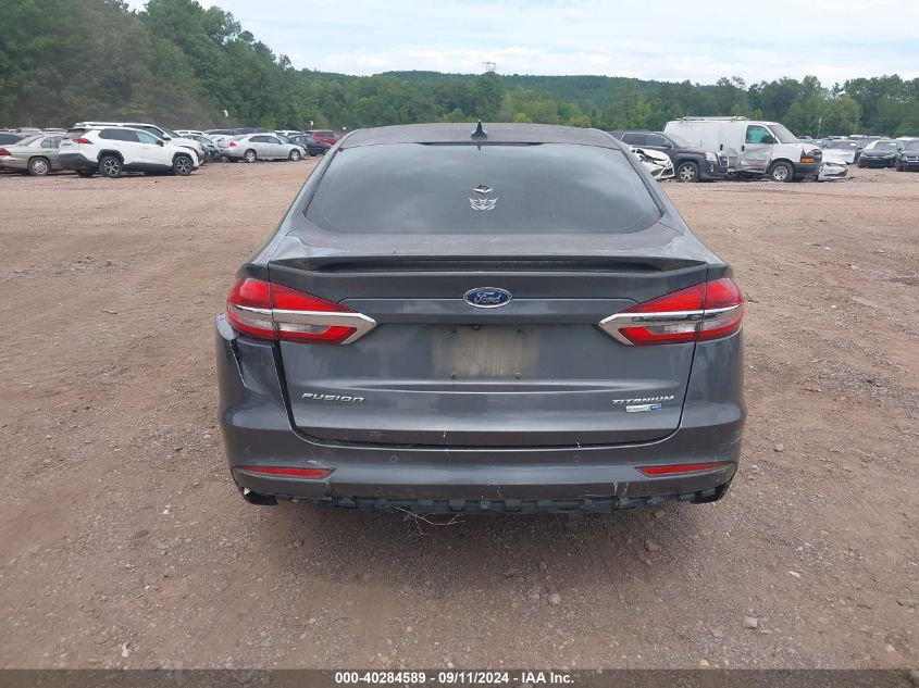 2019 Ford Fusion Titanium VIN: 3FA6P0D91KR119893 Lot: 40284589