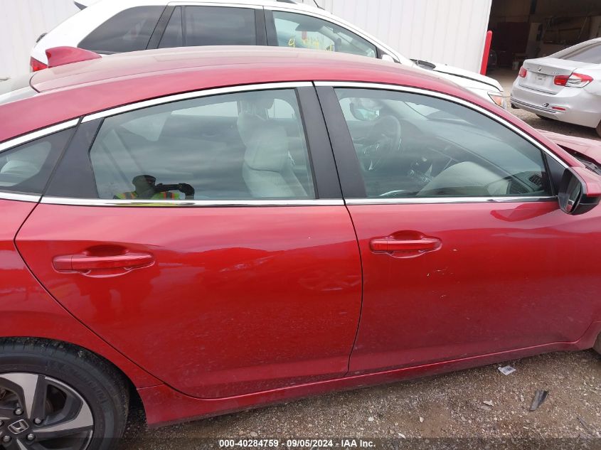 2021 Honda Insight Ex VIN: 19XZE4F59ME010252 Lot: 40284759