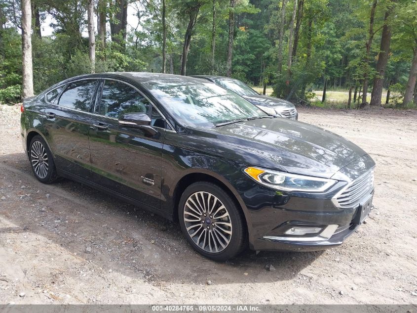 2018 FORD FUSION ENERGI TITANIUM - 3FA6P0SU7JR165394