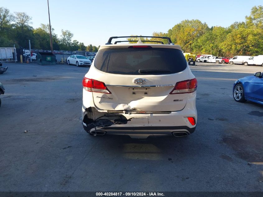 2018 Hyundai Santa Fe Se/Limited VIN: KM8SRDHF4JU283121 Lot: 40284817