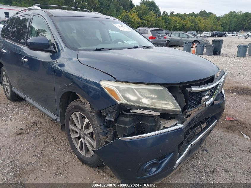 2013 Nissan Pathfinder S/Sv/Sl/Platinum VIN: 5N1AR2MN1DC643288 Lot: 40284870